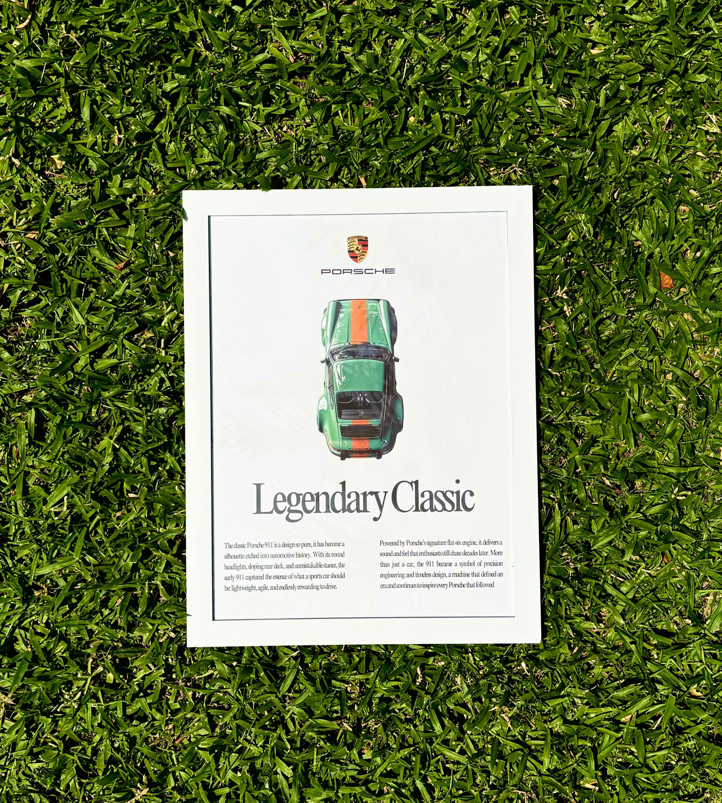 Classic Porsche Poster