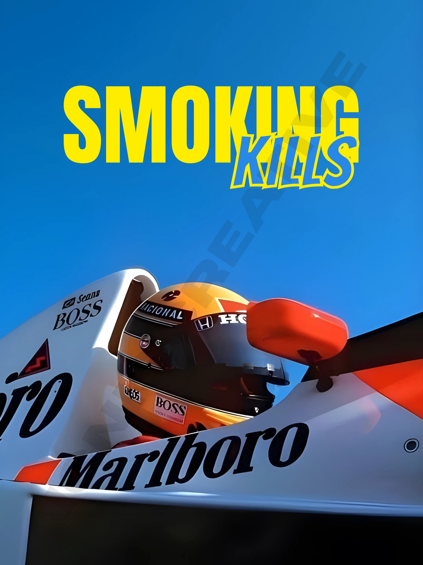Senna F1 Poster