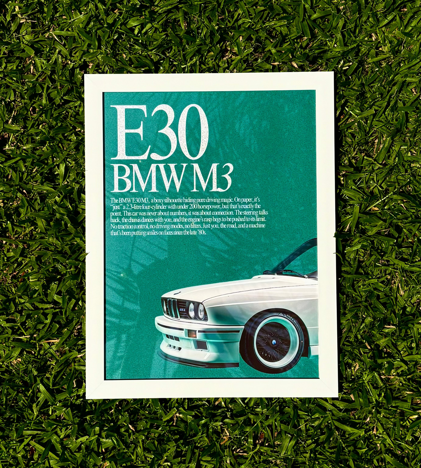 E30 BMW M3 Poster