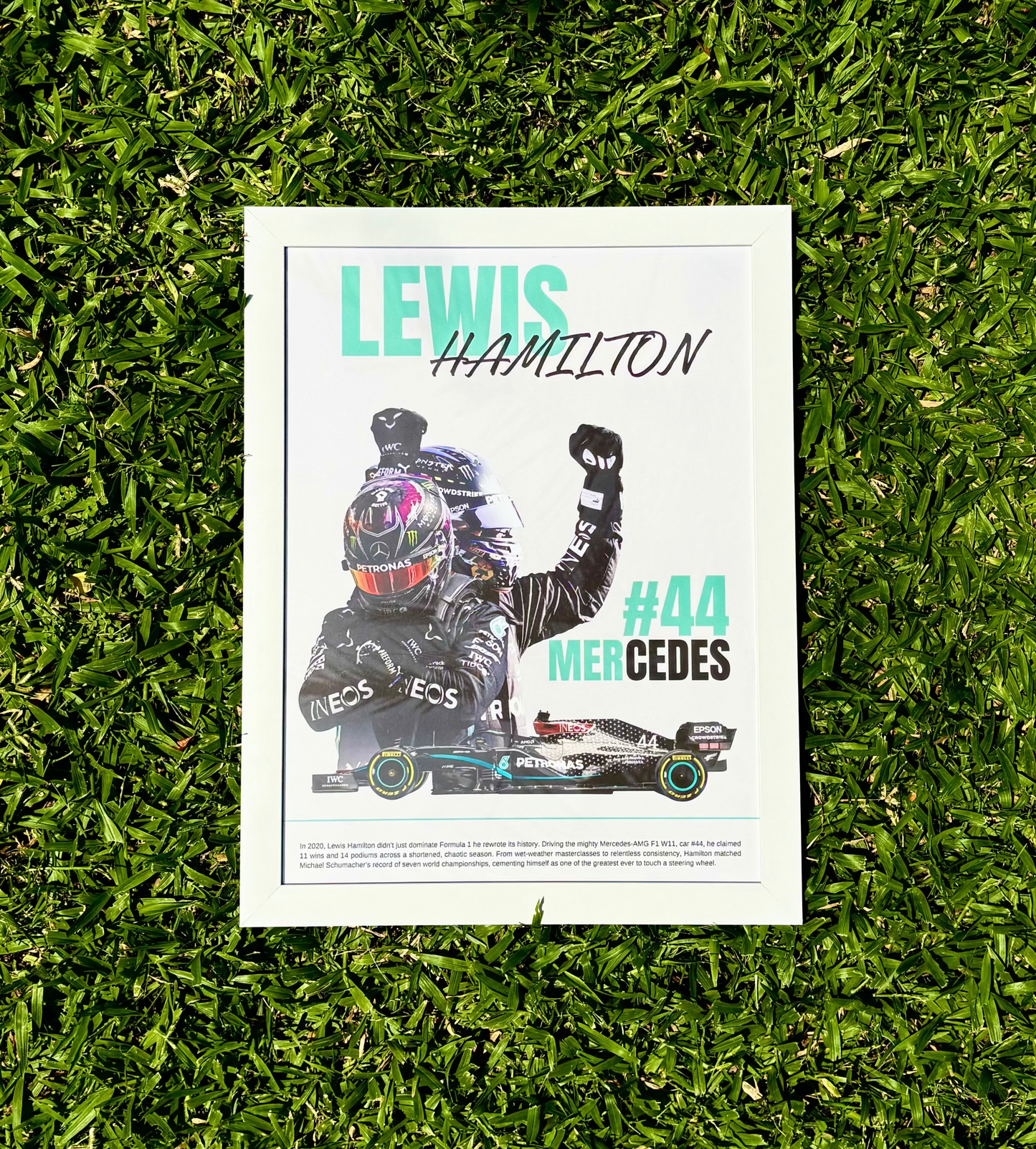 Lewish Hamilton 2020 Poster