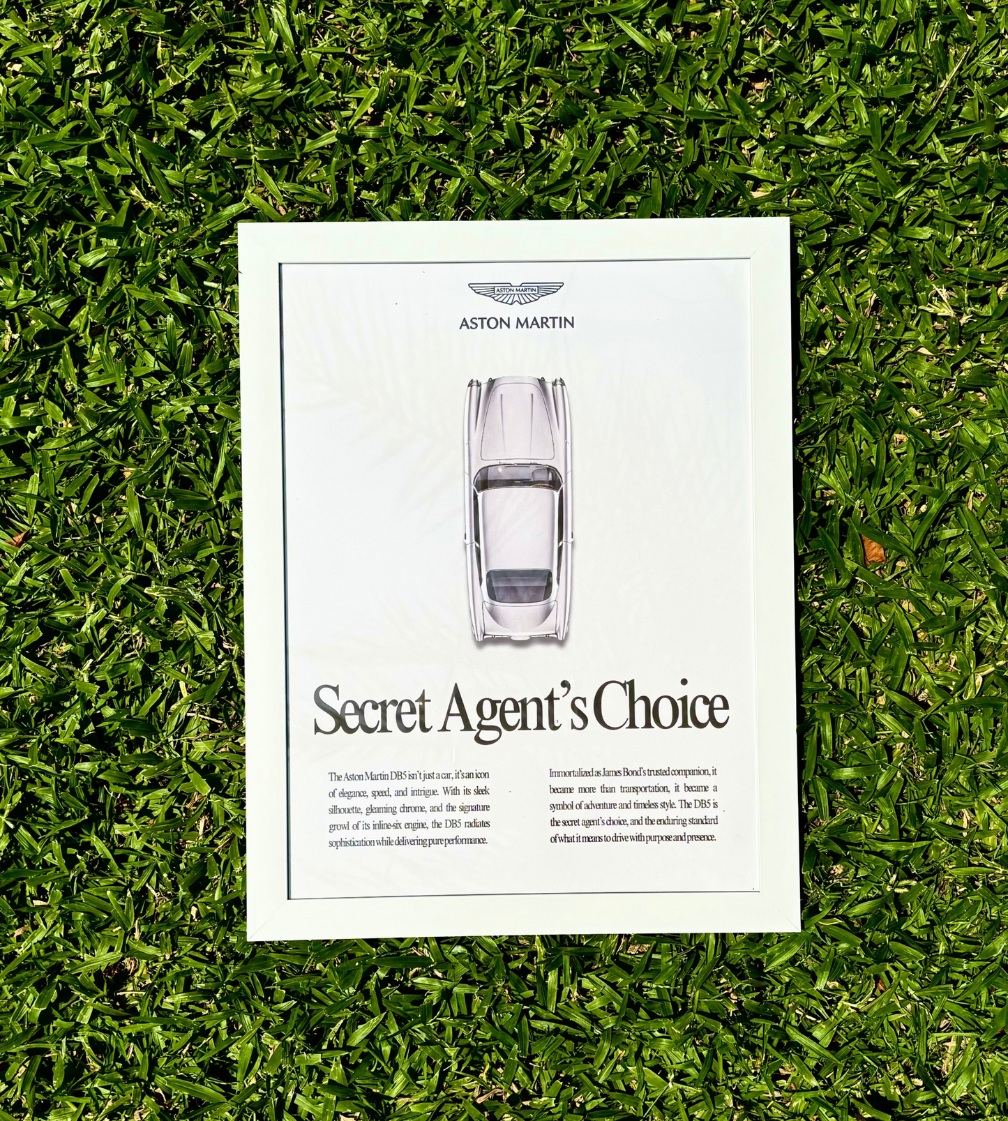 Aston Martin DB5 poster